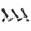6 FT Black Extension Cord, Pack of 3 Pcs Jump