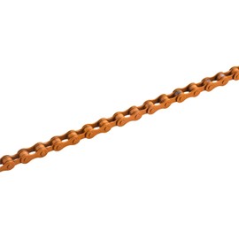 zonkie Bicycle Chain Single Speed, 1/2 x 1/8 Inch, 116 Links (Orange)