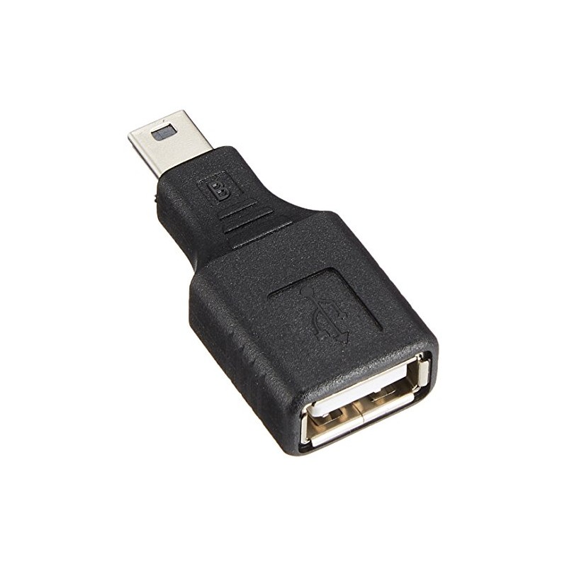 USB A (female) to mini USB (male) adapter USBAB-M5AN