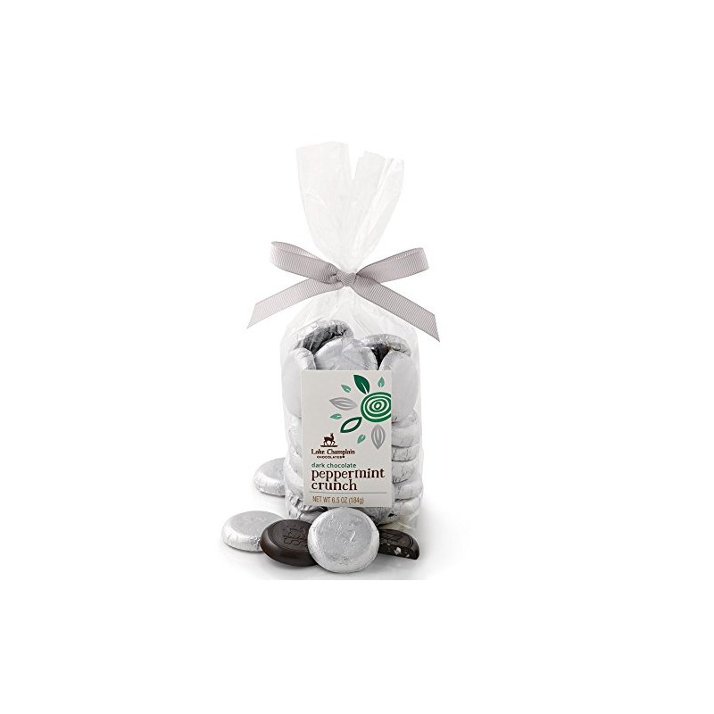 Dark Chocolate Peppermint Coins Gift Bag