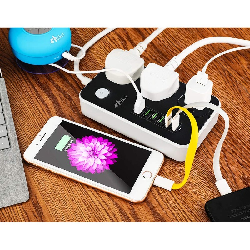 Hulker Power Strips with USB ports 3 Way Outlets 6