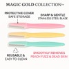 M MAGIC GOLD Dermaplane Razor for Women Face – Eyebrow