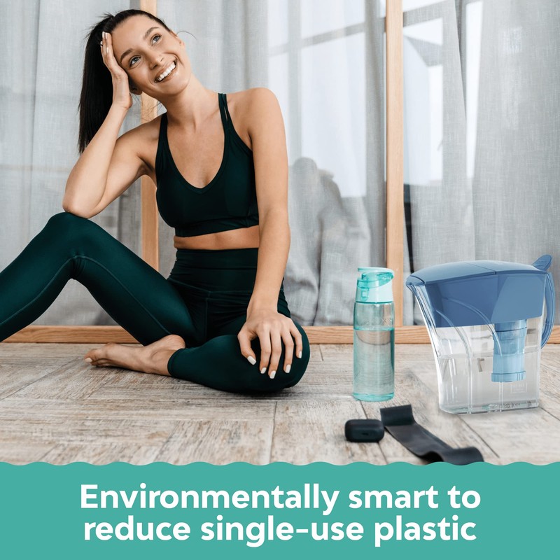 AMI Alkaline Water Pitcher for High pH, Filtered Water Dispenser