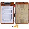 Basketball Clipboard Dry Erase for Coach– Double Sided Lineup Basketball