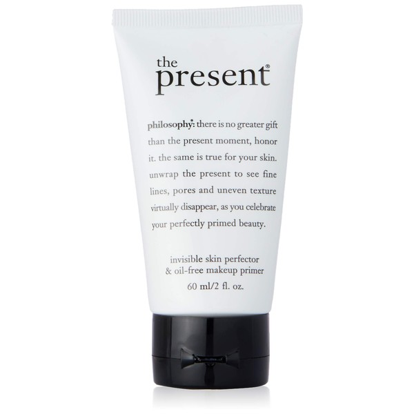 Philosophy The Present – Perfector de piel invisible y base de maquillaje sin aceite, 2 oz