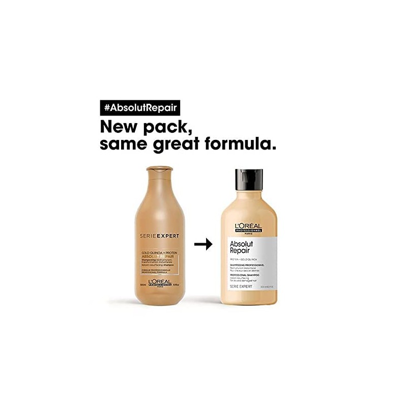 L'Oreal Professionnel Serie Expert DUO Absolut Repair Shampoo 300ml and