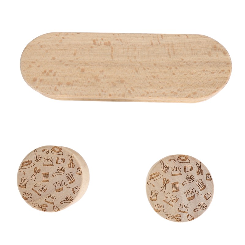 Quilters Clapper 17.8cm Wood Quilting Tailors Sewing Set Multifunction with