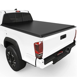 XTWEEX Vinyl Soft Roll Up Truck Bed Tonneau Cover Compatible with 2024+ Toyota Tacoma (Excl. Trail Edition) 6 FT Bed with Tacoma Bed Rail, Water-Proof