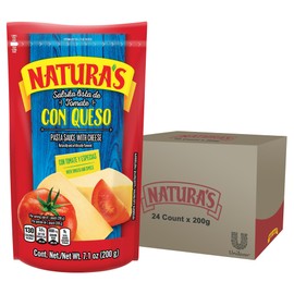 Natura's Cheese Pasta Sauce, 7.1oz. Pouch (Pack of 24)