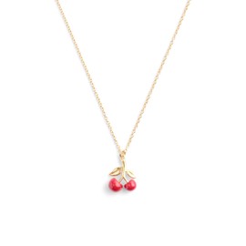 COACH Women's Cherry Cluster Pendant Necklace