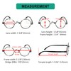 Eyekepper Runden Lesebrille ein wenig groß als Vintage Professor Oval
