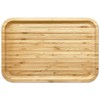 Bam&Boo Bamboo Serving Tray Natural Minimalist Rectangular (11.7” x 7.8"