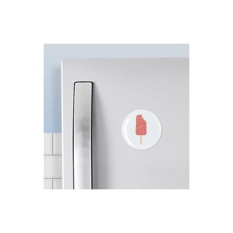 CafePress Strawberry Shortcake Popsicle Magnets 2.25" Round Button Magnet (10