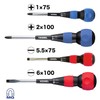 BALL GRIP Screwdriver 4PC. Set