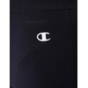 Champion Legacy Leggings Vita Alta in Cotone Lycra Donna, Nero