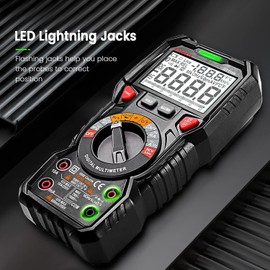 Multimetro Digital Professional Automotriz Voltimetro Amperimetro Para Carro New