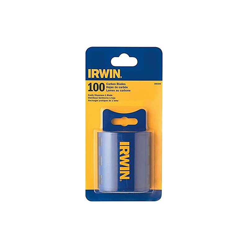 IRWIN 2083200 Utility Knife Traditional Replacement Blades, 100 Pack