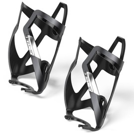 Rarapop 2 Pack Bike Water Bottle Cage - 1.2 Oz Ultralight & Sturdy Bike Cup Holder, Bicycle Drink Cage, Cycling Bike Water Bottle Holder with Screw Tool, for 2.75-3.94" Diameter Bottles