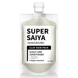 Super Saiya Mud Pack, Conditioner, 5.3 oz (150 g), For Men and Women, Scalp Massage, Scalp Moisturizing, Scalp Care, Moisturizing, Drying, Itching, Pores, Scalp, Rinse Treatment