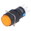 25Pcs Momentary Push Button Switch Self Locking 8 Pin Round