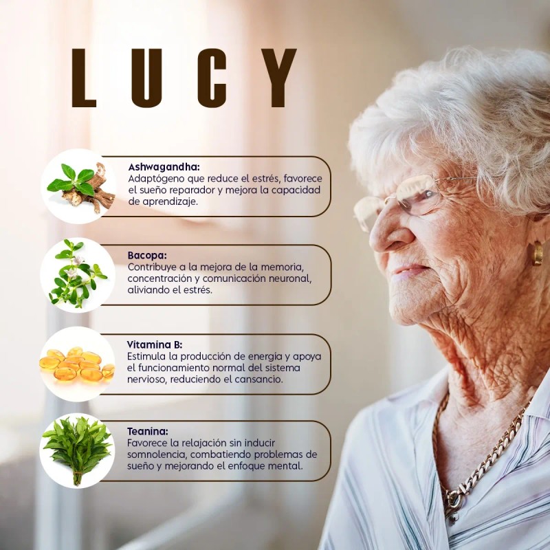 Lucy Suplemento Alimenticio Para El Rendimiento Cerebral