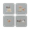 Cooksmart Hen House Lane Set of 4 Cork Coasters |