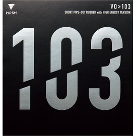 VICTAS rubber VO > 103, black, 2.0 mm