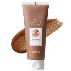 Merpil approved back acne improvement exfoliation AC + body scrub mildly acidic hypoallergenic, 200g, 1 piece / 메르필 허가받은 등드름 개선  각질제거 AC+바디스크럽  약산성 저자극, 200g, 1개