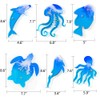 FUYAKEJI 6 Pieces of Cute Marine Animal Epoxy Resin Silicone