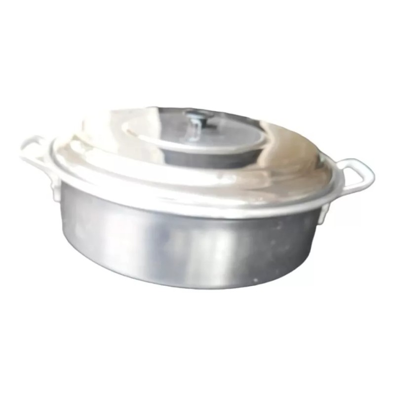 Alumexsan Arrocera Baja De Aluminio De 5 Litros, 28cm De