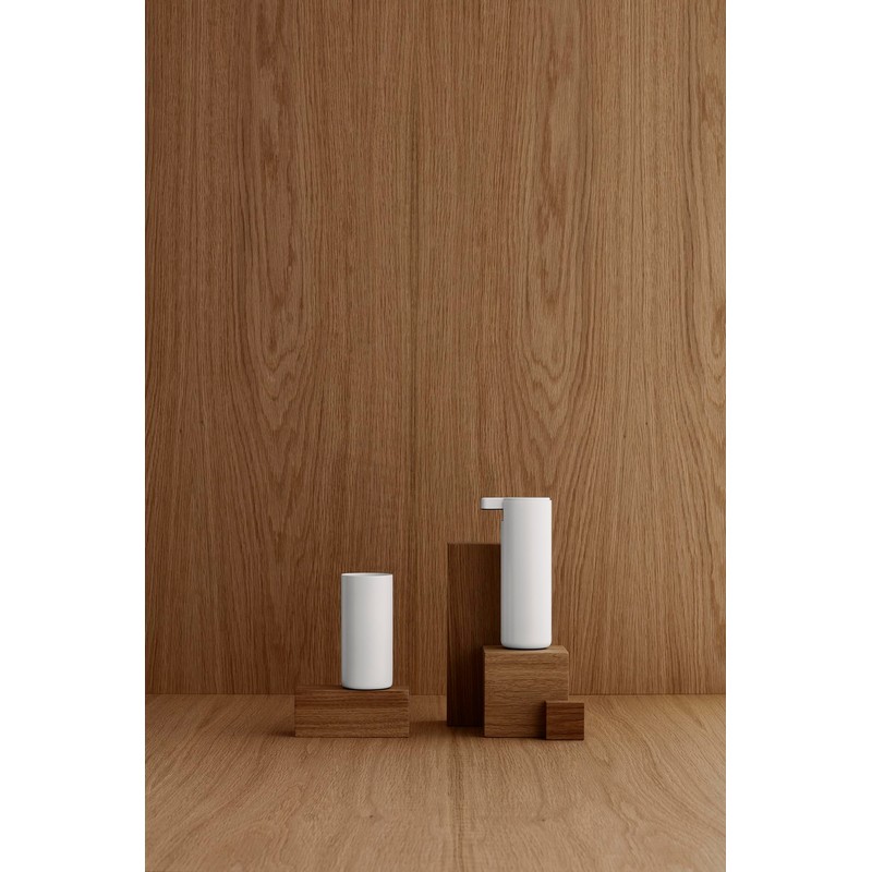 blomus MODO Soap Dispenser, White, 8 L x 6 W