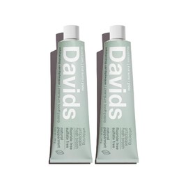Davids Whitening Tooth Paste (Peppermint) 5.8 oz (149 g) x 2 Pieces