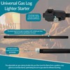ZGTools Universal Gas Log Lighter Starter for Fireplace, Cast Iron