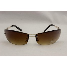 Mukojima PY1219-2 MYS Sunglasses, Square Type, Brown x Silver, Gradient