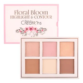 Paleta Floral Bloom Iluminador & Contorno Beauty Creations Nude