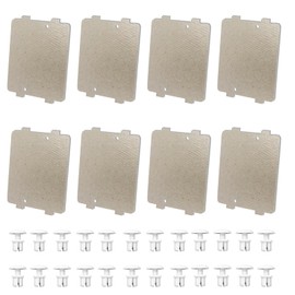 8 Pcs WB39X10034 Microwave Waveguide Cover Compatible with GE, Waveguide Cover Replacement Part with 24 Microwave Locking Buttons