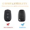 OFFCURVE Car Key Cover Case Compatible with Renault Trafic Master