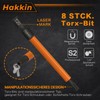 Hakkin 8-Piece T20 Torx Screwdriver Bits Set, 75 mm Long