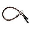 Braided Leather Sport Eyeglass and Sunglass Keeper Retainer Strap (Unisex)