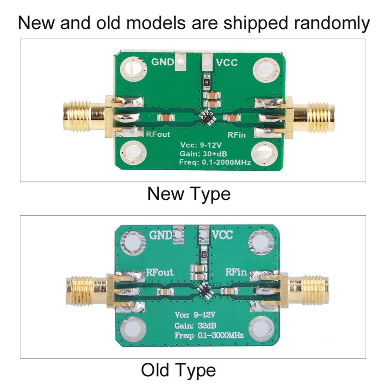 Low Noise Amplifier 0.1 to 2000MHz 30±dB Good Performance Small