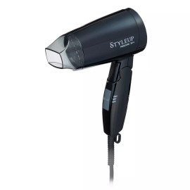 TESCOM STYLEUP Compact Travel World Voltage Hair Dryer (Black)
