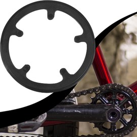 Chainring Guard - Bike Chain Protector Guard - Wrap Frames 40 Teeth with 5 Holes Protector for Trail Cycling Downhill Ride Kids