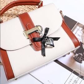 Mabor Pack of 2 Bow Bag Pendants, Key Chains, Women's Heart Keychain, Y2k Accessories, Bags, Charms, Key Ring, Silver Bag Charms, Pendant Bag for Women, Car Keys, Handbags, d'Alene to