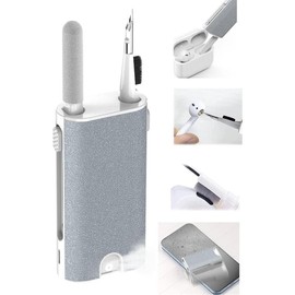 Esteguen Multi-Function Airpod Cleaner Kit- Laptop Phone Screen Cleaner  Earphones Cleaning Tools for Airpods Pro Earbuds Cleaning Kit for Tablets Cell Phone Screen White - Color: 8-in-1，White