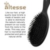 Alteste hairbrush with pure wild boar bristles, 13-row, black