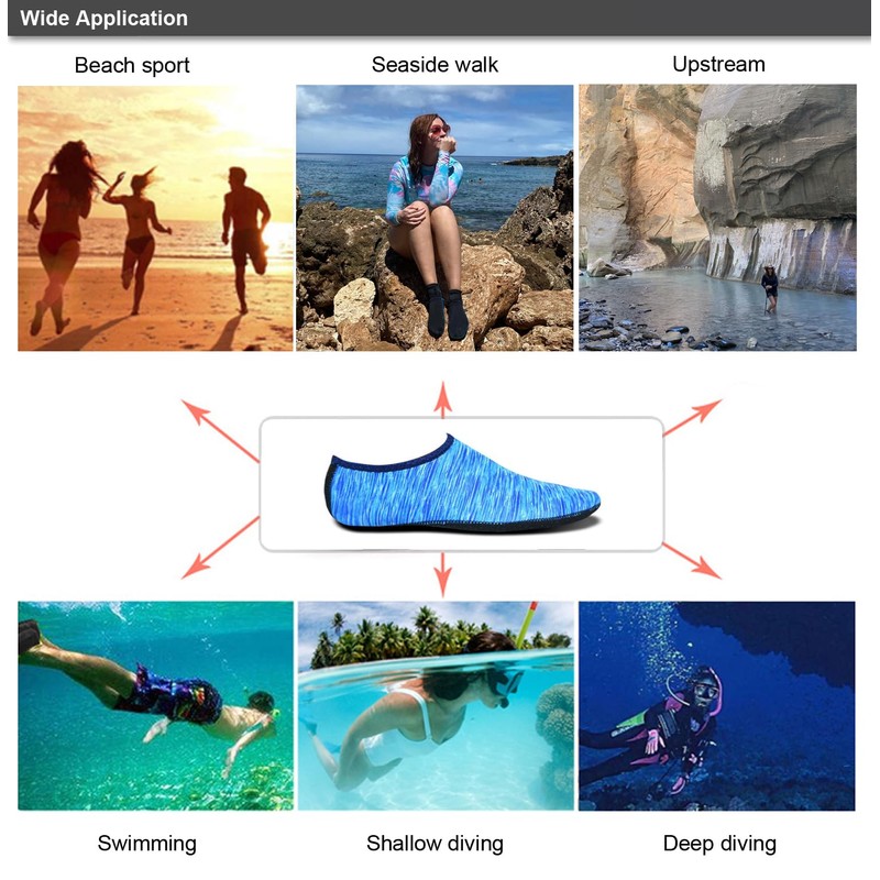 Water Socks for Women Men, 2mm Neoprene Socks Sand Socks