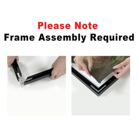 36"x36" Large Framed Wall Art - Marilyn Monroe Pop Retro Iconic Portrait (Frame Assembly Required)