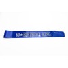 Conggluuo 60th Birthday Sash, 60 BIRTHDAY KING' Birthday Sash for