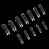 KADS Nail Tips 12 Sizes/10PCS Dual Nail Foam UV Gel