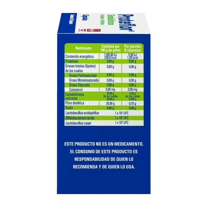 Proteflor Suplemento Alimenticio Frasco Con 20 Cápsulas Sabor Sin Sabor